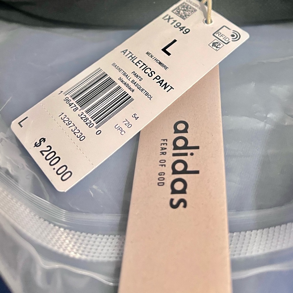 FEAR OF GOD Adidas Men's Black Joggers
Authentic Genuine from website. - Picture 2 of 11